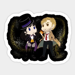 DC's Powerful Magic Duo Sticker